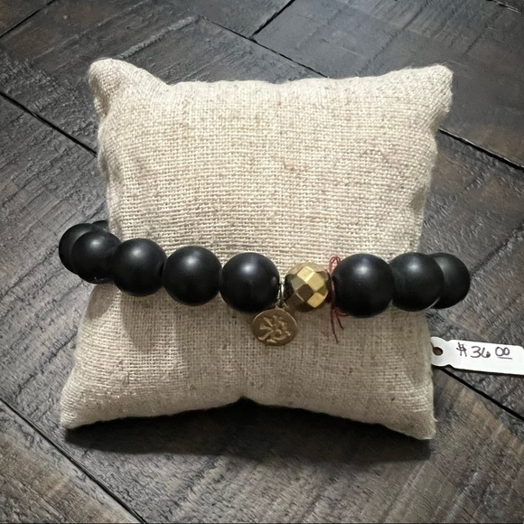 Karlie Buxton Jewelry - Karli Buxton Matte Black Bracelet NWT